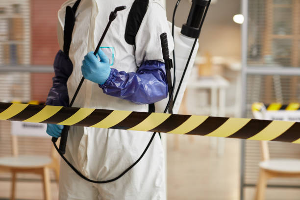 Professional Biohazard technician working in Dale, PA